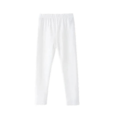 Girls' Leggings For Spring And Summer Suitable For Wearing Outside. They Are Thin-Style, Slim-fitting long Trousers For Childre
