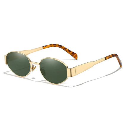 New Sunglasses For Women And Men Sun Glasses Alloy Oval Eyewear