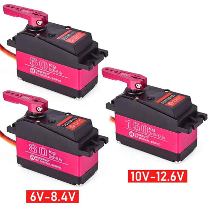 RC Steering Servo High Torque Servo Waterproof 60Kg 80Kg 150Kg 1/5 1/6 servo HV Metal Digital for  HPI Baja 5B SS RC Car