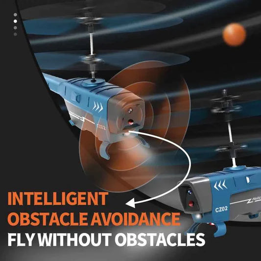 Rc Helicopter 3.5Ch 2.5Ch Rc Plane 2.4G Rc Helicopters for Adults Obstacle Avoidance Electric Airplane Induction Flying Toys