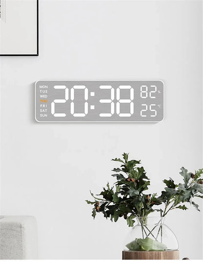 Mirror Brushed Finish Wall Clock Premium Modern Home Wall Clock