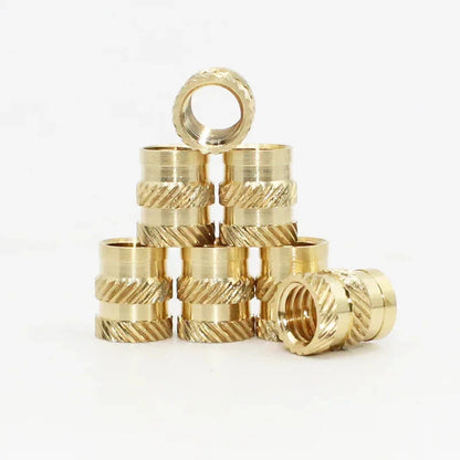 420/500Pcs Stainless Steel Heat Insert Nut TS100 Brass Hot Melt Insert Nuts for Welding Internal Thread Head Bolt Insert