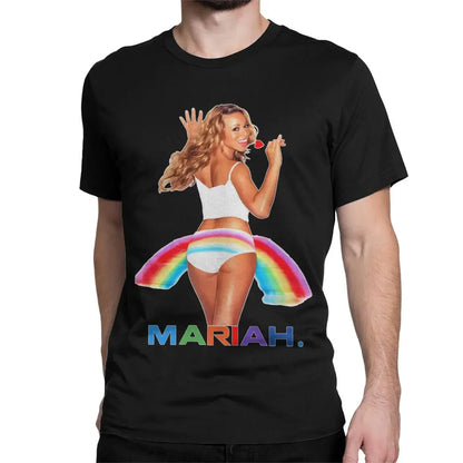 Mariahs T-Shirts for Men Women Creative 100% Cotton Tees Crew Neck Short Sleeve T Shirt Printed Tops