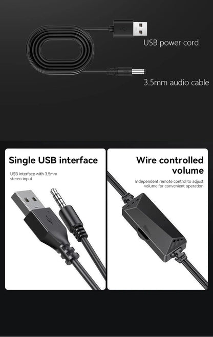 S5 Computer Speaker Subwoofer 2.0 Multimedia USB Mini Laptop Speaker