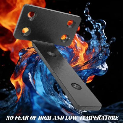 Heavy Duty L-shaped Shelves Brackets Thickened Floating Shelf Bracket Invisible Wall Shelves Support with Screws Hardware Tools