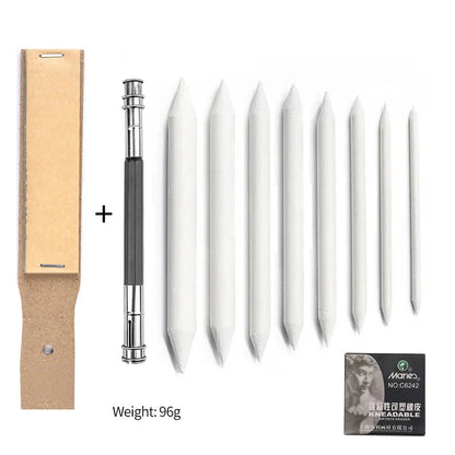 Blending Stumps and Tortillions Paper Art Blenders with Sandpaper Pencil Sharpener Pointer Artist Set For Art Drawing Supplies
