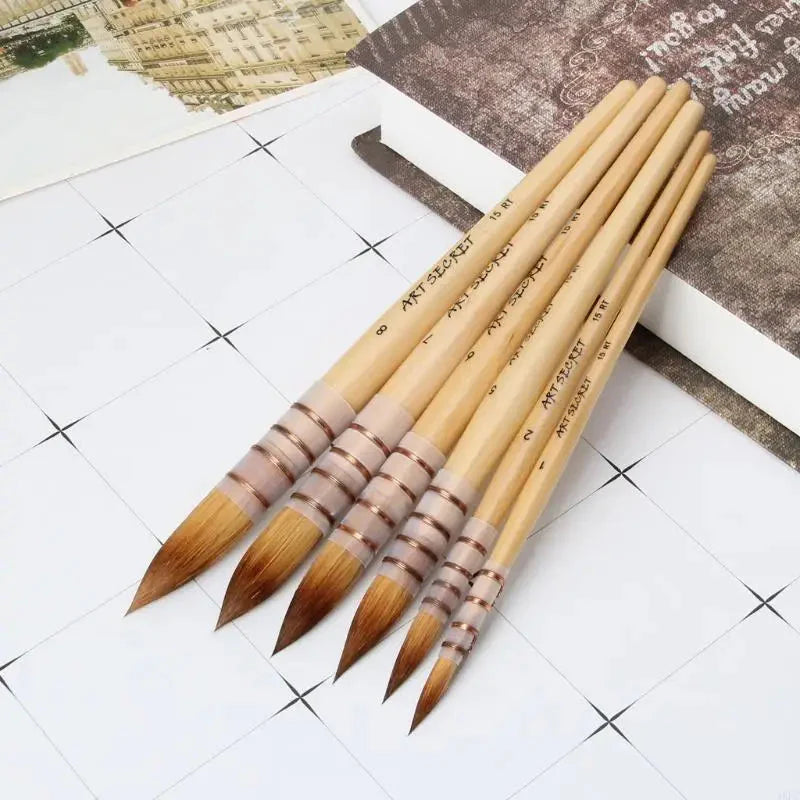 Handmade Hair Artist Watercolor Paint Brush For Watercolor Art Supplies
