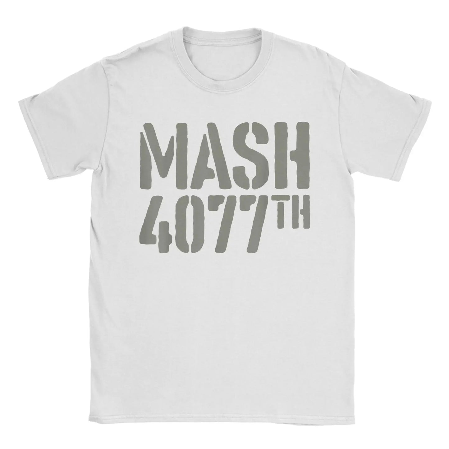 Oversized T Shirt Summer Men MASH 4077 Hipster T-Shirts  Pure Cotton Tee Shirt for Mens Awesome Printed Short Sleeve Top Tees