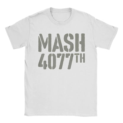 Oversized T Shirt Summer Men MASH 4077 Hipster T-Shirts  Pure Cotton Tee Shirt for Mens Awesome Printed Short Sleeve Top Tees
