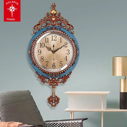 Large Luxury Gold Wall Clock Living Room Silent Creative Swing Wall watches Bedroom Quartz Clocks Wall Home Decor