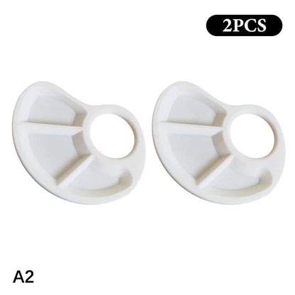Ergonomic Thumb Palette Petite Paint Palette Smooth Surface for Artists Outdoor Painting Home Crafts School Art Classes