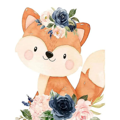 GATYZTORY Paint By Number For Kids Painting Animal And Flower 20x20cm Decorative Paintings Kill Time Easy Hand Painting