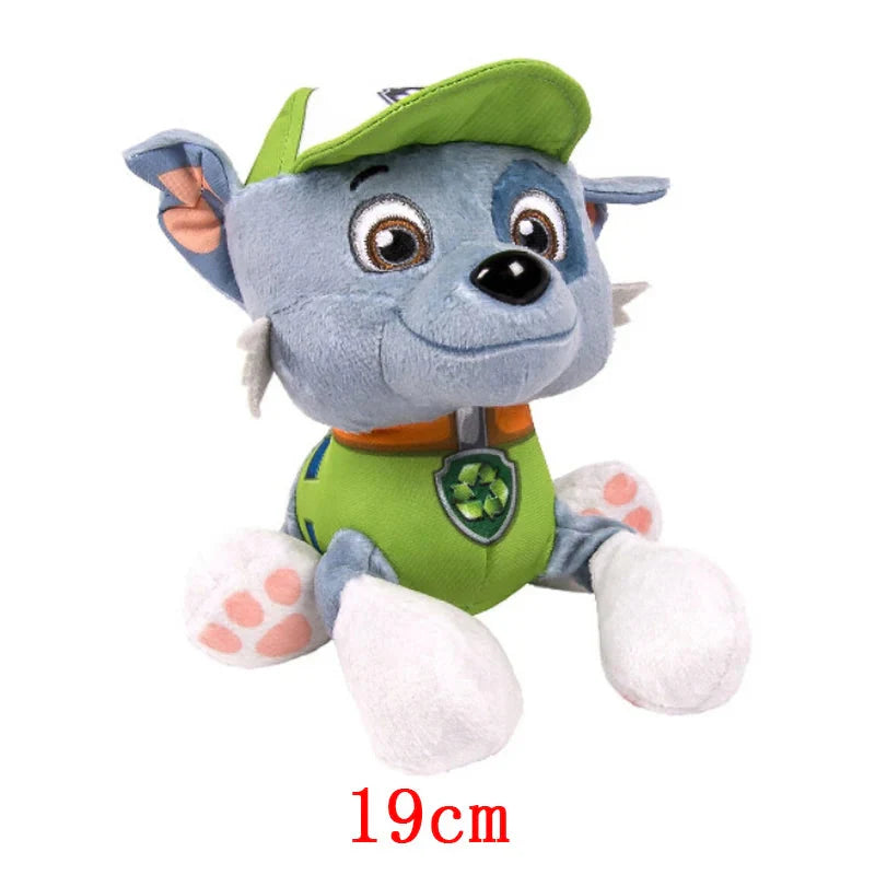 Paw Patrol Plush Toy Action Figure Ryder Marshal Zuma Everest Cartoon Model Two postures Plush Toy Children's Birthday Party Gif