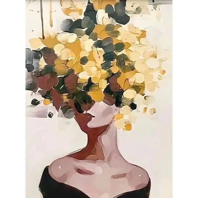 Paint By Number Woman Drawing on Canvas HandPainted Art Gift DIY Pictures By Number Flower Girl Kits Home Decoration