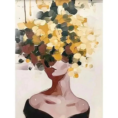 Paint By Number Woman Drawing on Canvas HandPainted Art Gift DIY Pictures By Number Flower Girl Kits Home Decoration