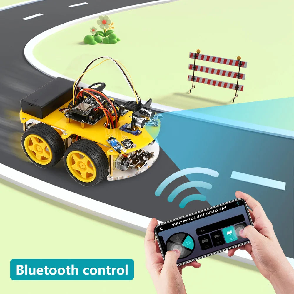 ESP32 Smart Robot Car Kit  Remote Control Car for Arduino Programming Project STEM Education Science Coding Kit