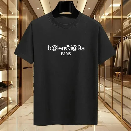 2026 hot item 100%cotton unisex shirt Paris Motorcycle style Luxury Clothing graphics spring summer Men's Women's O-neck Tshirt