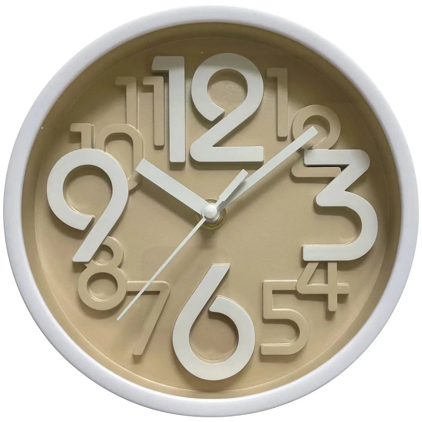 Children's Study Non-Ticking Wall Clock Luxury Silent Battery Operated Round Wall Clock for  Modern Simple Style Home Decor