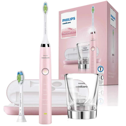 Philips Sonicare Diamond Clean HX9362 Electric Toothbrush Handle,Equipped with a travel charging case and two brush heads