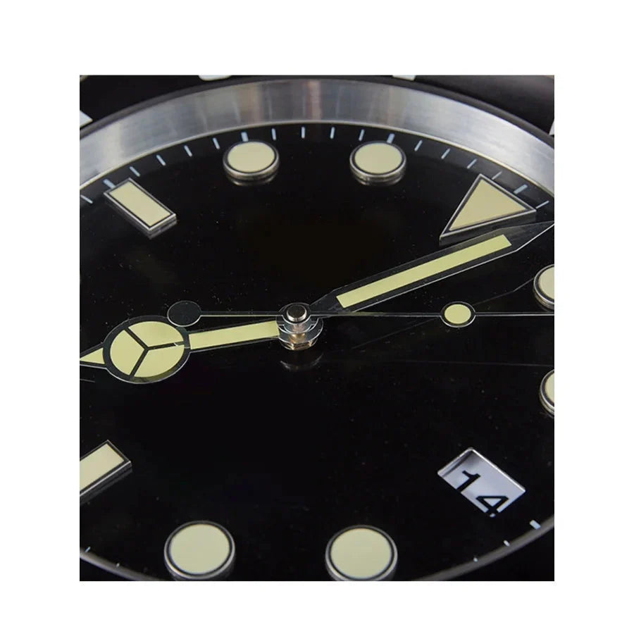Metal Creative Art Design Digital Luminescent Clock 13"
