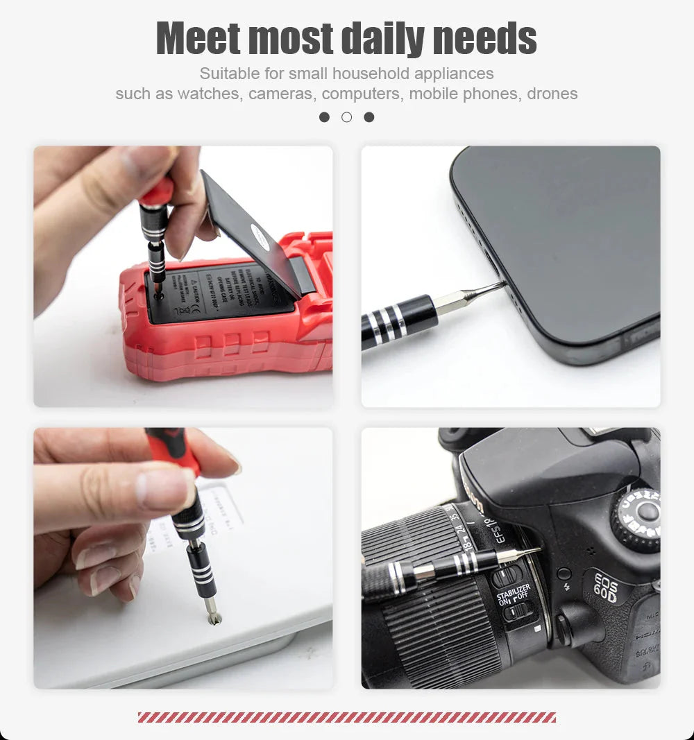 115 in 1 Precision Screwdriver Set Multifunctional Magnetic Repair Tools Kit for Computer Laptop Phone MacBook Household Repairs