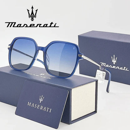 MASERATI Sunglasses New Fashion goggles Stylish Unframed Metal rimmed Shades for Men Women Cool Pose Trendy Design 10785
