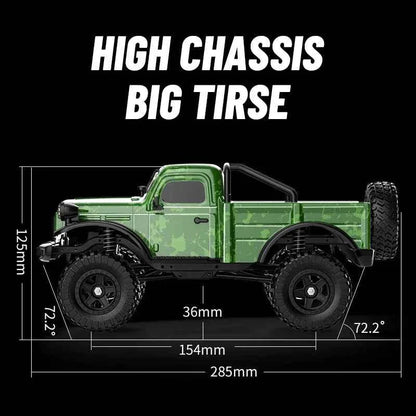 RC Car C8813 Full Proportional Throttle Pickup Truck Model Remote Control Toy 4WD Climbing Off-Road Rc Remote Control Car Gift