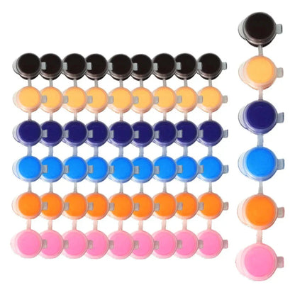 2ML acrylic pigment 6-color art hand painting non-toxic washable hand-painted graffiti professional art painting material painti
