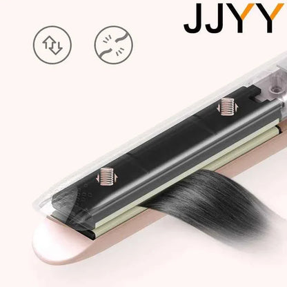 Mini Hair Curling Iron Straightener Small Electric Dual Purpose Bangs Splint for Straight Curly Hair
