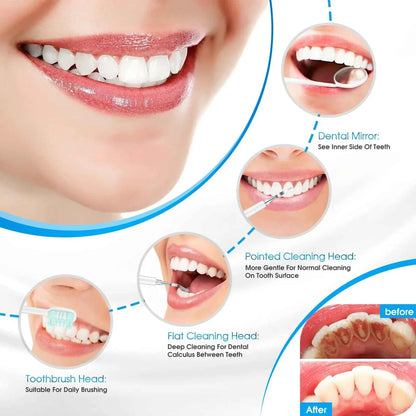 Sonic Electric Teeth Cleaner Dental Calculus Remover Whitening Waterproof Tartar Oral Care Sonic Toothbrush