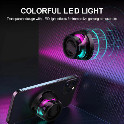 Magnetic Portable Bluetooth Speaker Mini Sound Box HiFi Stereo Soundbar Wireless Loudspeaker with LED Color Light Phone Holder