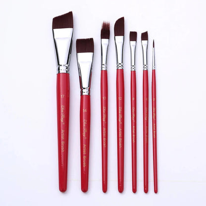 Body Pinting Face Body Art Paint Multifunctional Professional Paint Brushes Set Wooden Handle Nylon Brush Oil Painting Brushes