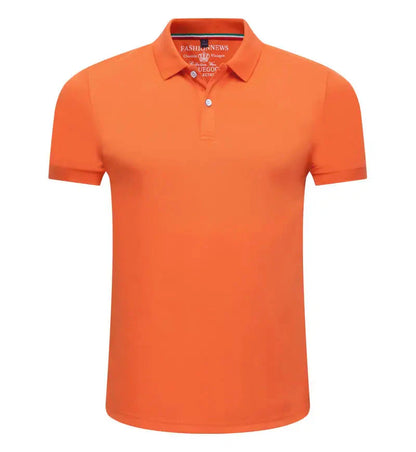 Mens Polo Shirts Short Sleeve Casual Solid Color Fashion Summer Lapel Male Turndown Tops Work Clothes Breathabl Comfortable