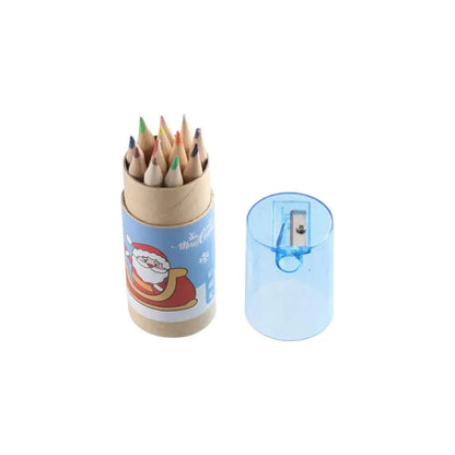 Supplies with Built-in Sharpener Sketch Supplies Drawing Pencils Wooden Pencils Christmas Colored Pencils Sketching Pen
