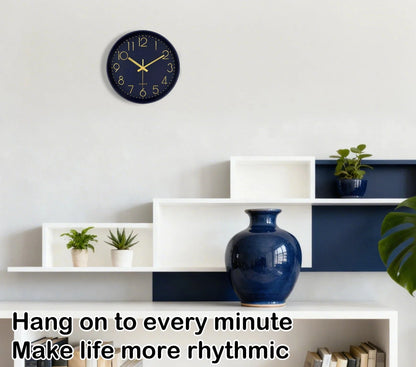 Minimalist Quartz Wall Clock Cubic Digital Clock Modern Style Silent Non Ticking Living Room Bedroom Office Clock 8/10/12 Inch