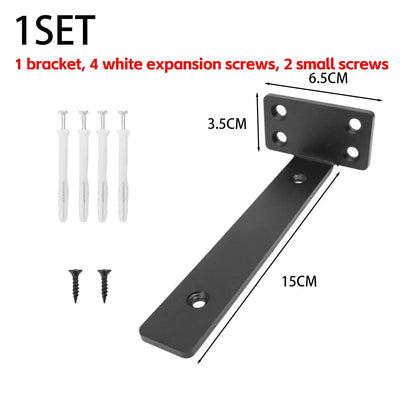 Heavy Duty L-shaped Shelves Brackets Thickened Floating Shelf Bracket Invisible Wall Shelves Support with Screws Hardware Tools