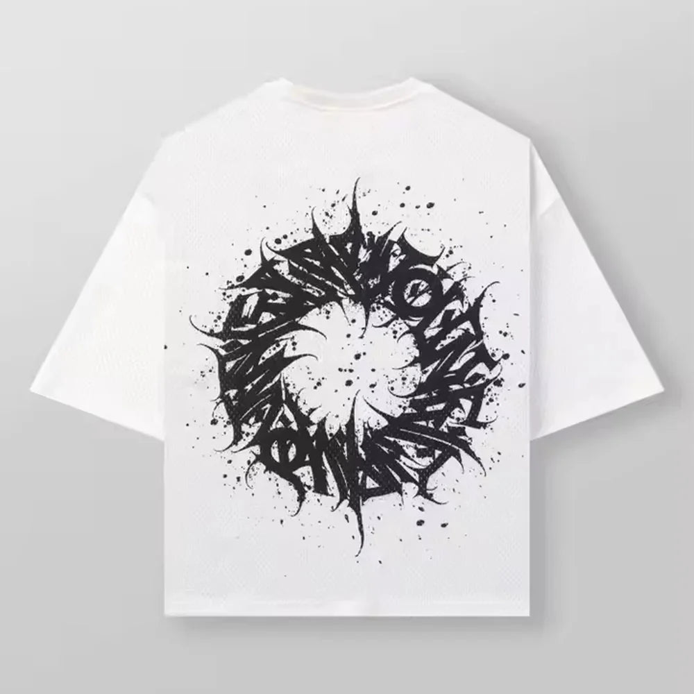 T-shirts Men Summer New Sports Man T-shirts Leisure Mesh Round Neck Fashion Loose And Comfortable Clothing Gym Running Shirts