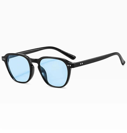 Fashion Square Round Sunglasses Men Women Brand Designer Retro Sun Glasses Male Female Small Frame Vintage Rivet Oculos De Sol