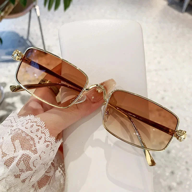 High Definition Sunglasses for Men Ladies Blue Light Blocking Eye Protection Eyewear Rimless Square Frame Eyeglasses Goggle