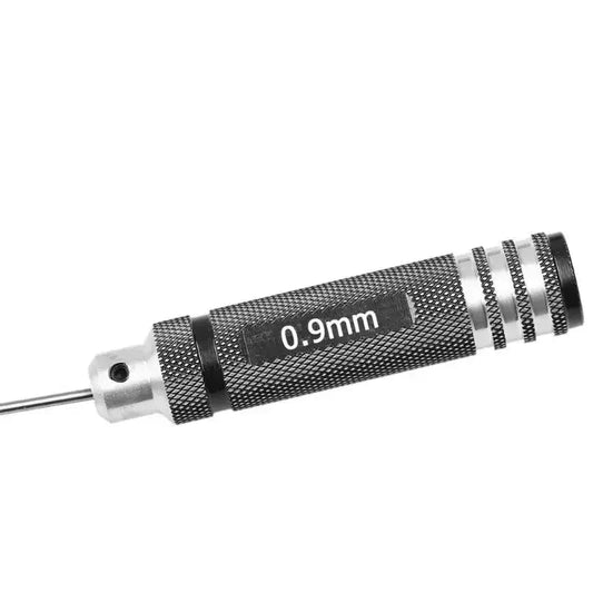 7-Piece Precision Hex Screwdriver Set - White Steel Tool Kit for RC Models & Drones
