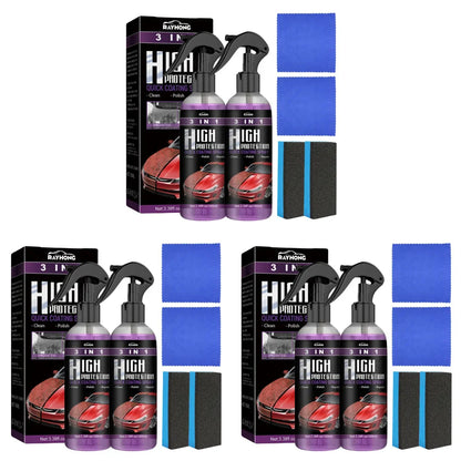 3 In 1 Car Ceramic Coating Spray High Protection Shine Armor Ceramic Car Wash Car Shield 30/100ml Polishing Spraying Wax Tools