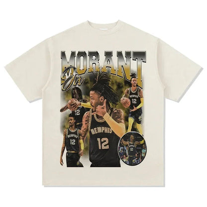 Oversized Men T Shirts US Street Basketball Printed Short Sleeve Hip-Hop Y2K Tees Commute Casual O-neck Tops Cool Boy T-shirts