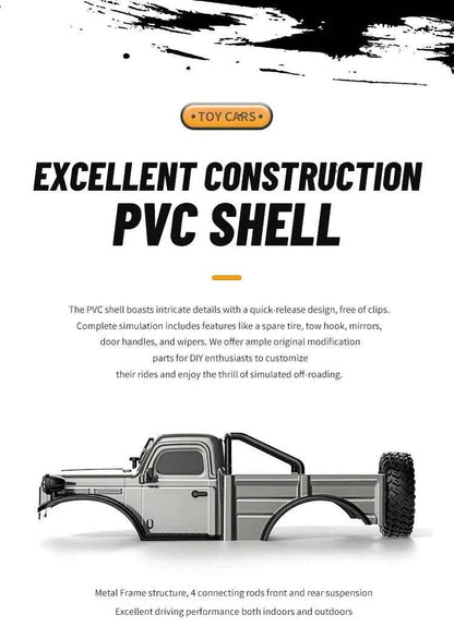 RC Car C8813 Full Proportional Throttle Pickup Truck Model Remote Control Toy 4WD Climbing Off-Road Rc Remote Control Car Gift