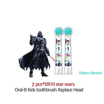 Oral B Children Electric Toothbrush Heads Frozen Utral Soft Tooth Brush Heads Round Brush Heads 2/3/4 hedas for 3-12 years old