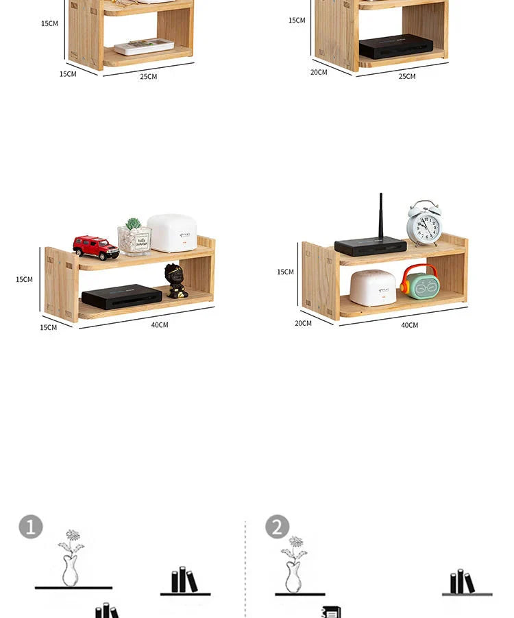 Floating Shelves for Wall Decor,Soild Wood Wall Mounted Shelf for Bathroom,Bedroom,Living Room Kitchen Storage&Decoration