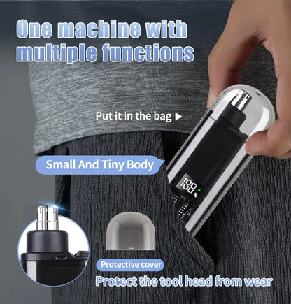 Adjustable Hair Trimmer T9 Vintage Hair Clipper Electric Beard Trimmer Hair Length Adjustable Haircut Machine Kit Boyfriend Gift