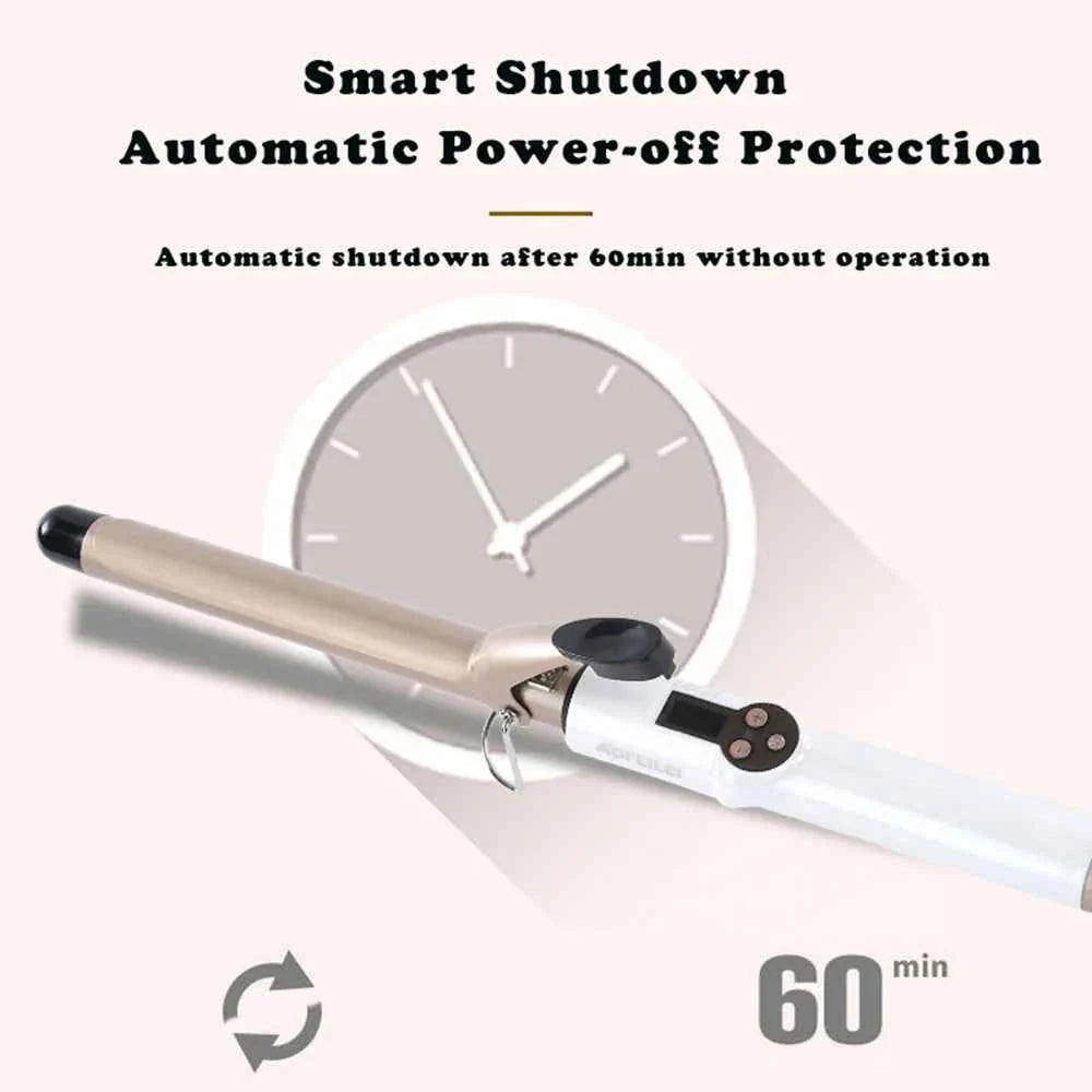 Electric Heating Curly Hair Stick Curling Iron Hair Straightener Wave Waver Beauty Salon Styling Tool Appliances Crimping Iron
