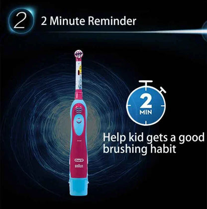 Oral B Kid Electric Toothbrush Car Design Toothbrush for Kid Soft Bristle Gentle Clean Teeth with Replacement Refills Waterpoof