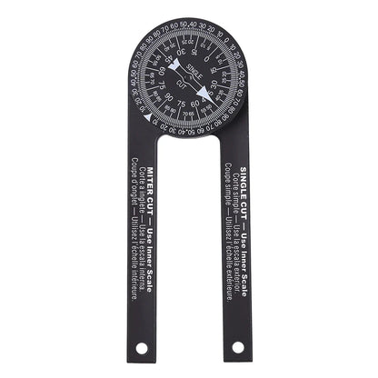 Professional Miter Saw Protractor Angle Finder Precision Miter Angle Finder for Carpenters Plumbers Bevel Protractor Woodworking