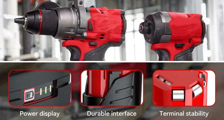 For Milwaukee 12V Tool Battery For Milwaukee M12 6000mAh Lithium Battery Impact Wrench Drill Power Tools Battery